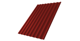 Профнастил С20R 0.45 PE RAL 3011 коричнево-красный