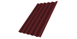Профнастил НС35 R 0.45 PE RAL 3005 красное вино