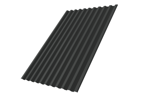 Профнастил С21R 0.45 Drap RAL 7016 антрацитово-серый