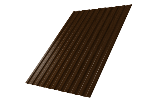 Профнастил С8А 0,45 Print Elite Choco Wood TwinColor