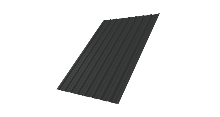 Профнастил С10A 0,5 Satin RAL 7016 антрацитово-серый