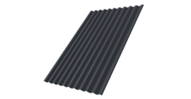 Профнастил С21R GL 0,5 PurLite Мatt RAL 7024 мокрый асфальт