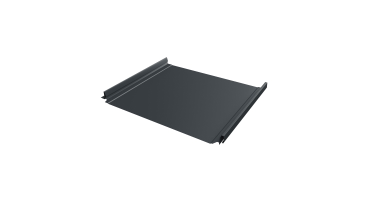 Кликфальц Pro Grand Line 0,5 Velur X с пленкой на замках RAL 7016 антрацитово-серый