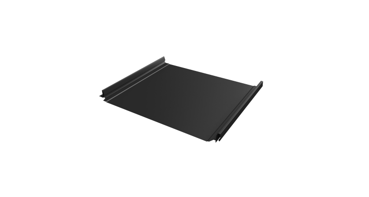 Кликфальц Pro Grand Line 0,5 Velur X с пленкой на замках RAL 9005 черный