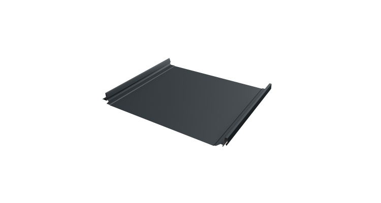 Кликфальц Pro Grand Line 0,5 Satin Matt с пленкой на замках RAL 7016 антрацитово-серый