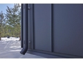 Кликфальц Pro Grand Line 0,5 Satin Matt с пленкой на замках RAL 7024 мокрый асфальт