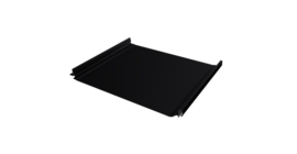 Кликфальц Pro Grand Line 0,5 Satin Matt с пленкой на замках RAL 9005 черный