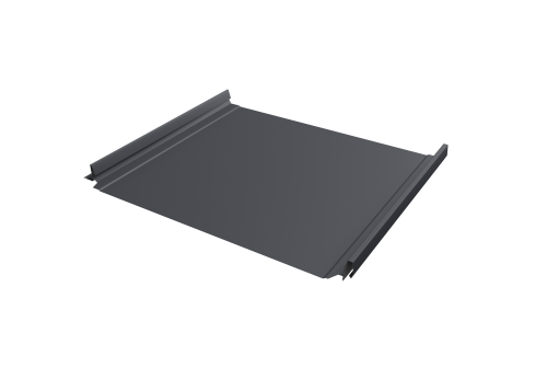 Кликфальц Pro Grand Line 0,5 Satin с пленкой на замках RAL 7024 мокрый асфальт