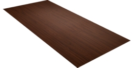 Плоский лист 0.45 Print Elite с пленкой Choco Wood TwinColor