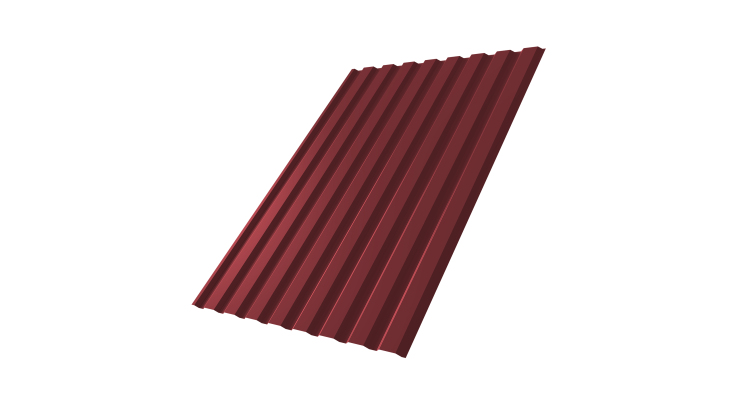 Профнастил С20А 0.45 PE RAL 3005 красное вино