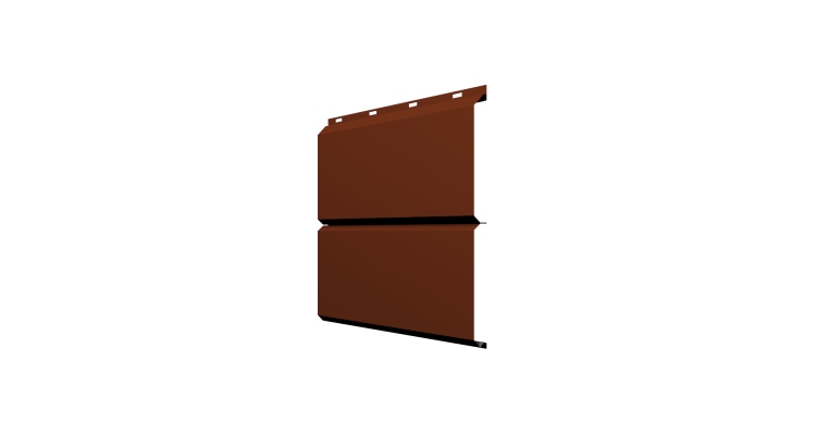 ЭкоБрус 0,345 GL 0.5 Satin с пленкой RAL 3009 оксидно-красный