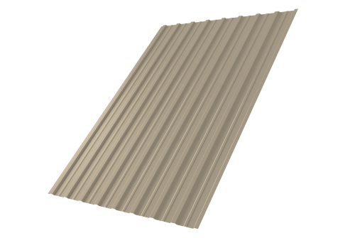 Профнастил С10A 0,45 Drap TX RAL 1015 светлая слоновая кость