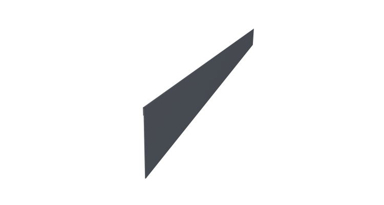 Ламель забора жалюзи Palermo 0,5 PurPro RAL 7024 мокрый асфальт